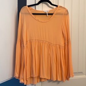Orange blouse